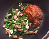 キムチな焼きそば作り方1写真