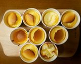 80㌍⚫糖質オフ⚫紙コップでスフレチーズ作り方4写真