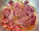 ＊簡単＊レバーとハツの甘辛煮作り方3写真