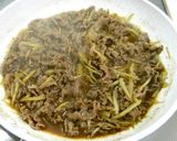 ご飯、おかわり!牛肉とごぼうのしぐれ煮作り方6写真