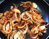 [韓国料理]甘辛イカ丼오징어덮밥作り方5写真