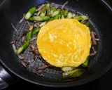 超速！アスパラベーコンふわふわ卵作り方4写真
