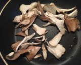 春菊と舞茸の炒め物☆超簡単作り方1写真