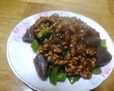 ピーマンとこんにゃくのひき肉あんかけ作り方7写真