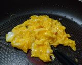 野菜炒めと卵の栄養満点サンドイッチ作り方2写真