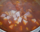 ほうれん草とコーンとハムの簡単トマト煮♡作り方7写真