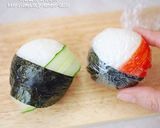 キャラ弁＊簡単♪真ん丸おにぎりひな祭り弁作り方3写真