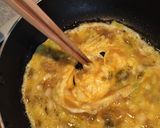 香り立つ!ニラ餡かけ 搾菜入り卵焼き作り方6写真