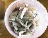 [韓国料理]甘辛イカ丼오징어덮밥作り方1写真
