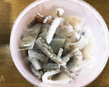 [韓国料理]甘辛イカ丼오징어덮밥作り方1写真
