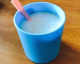 子供の水筒で簡単カプチーノ♡作り方4写真