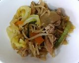 野菜炒めと卵の栄養満点サンドイッチ作り方1写真