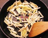 余った大根の皮とベーコンのもっちり炒め作り方3写真