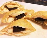油揚げで♪三角バナナチョコパイ作り方4写真