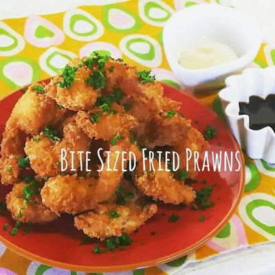 ひとくちサイズ♪ざくざくエビフライ by すももマミー 【クックパッド