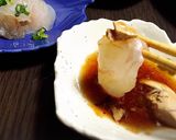 ヒラメのお造りエンガワ添え・肝ポン酢で☆作り方9写真