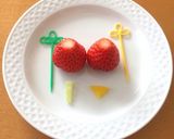 ひなまつり♡*ヨーグルトアート*作り方3写真