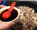 ごまがうまい！豚肉とゴボウの甘辛炒め煮♪作り方6写真