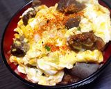 どて丼（どて焼きde卵とじ丼）☆作り方5写真