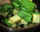 あさりと小松菜のにんにくオイル蒸し煮作り方2写真