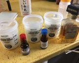 牛乳プリン3種ストロベリ、バニラ、杏仁作り方7写真