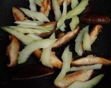 簡単一品☆セロリとしいたけの旨焼き♪作り方4写真