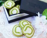 ビニール袋とサラダ油で♡渦巻き抹茶サブレ作り方9写真