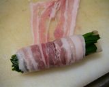 豚肉のにら・ごぼう巻き~わさび醤油で♪作り方2写真