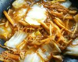 キノコのガーリックバターかた焼きそば作り方10写真