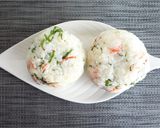 大葉とかにかまのおにぎり作り方4写真