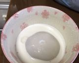 簡単スイーツ ぜんざい風 大福と牛乳作り方1写真
