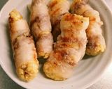 豆腐バーグの豚バラ巻ねぎ塩ソースで作り方7写真