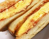ランチに♬朝食に♪厚焼きタマゴサンド作り方10写真