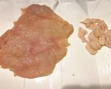 たたいて柔らか♡鶏むね肉でボリュームピザ作り方2写真