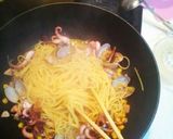 あさりとイカとレモンのパスタ作り方7写真