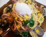 あさりとイカとレモンのパスタ作り方8写真