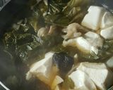 キノコと白菜の汁物作り方4写真