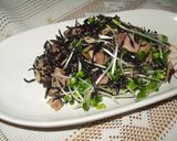 たくさん食べよう！ひじきと貝割れのサラダ作り方4写真