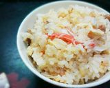 かに雑炊の素で　かに炊き込み御飯✌作り方3写真