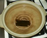 ちょっと甘めの土鍋で作る鶏肉入り粕汁♪作り方2写真