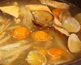 鮭と牛蒡のアクアパッツァラーメン作り方4写真