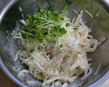 しゃきしゃき歯ごたえ☆大根と帆立のサラダ作り方5写真