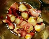お酒のつまみに☆ピリ辛 タコの小ネギ和え作り方1写真
