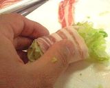 レタス１玉！レタスの肉巻き炒め作り方5写真