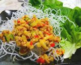 ◆ピリ辛肉味噌とパリパリ春雨の野菜包み♪作り方7写真
