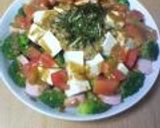 ■節約レシピ納豆と豆腐で親子サラダ■作り方7写真
