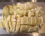 白菜麻婆丼作り方1写真