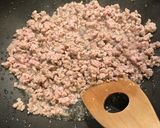 白菜麻婆丼作り方2写真