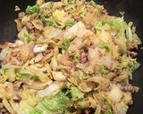 白菜麻婆丼作り方3写真