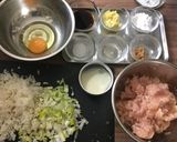 レンコン入り鶏団子（鍋、クリーム煮用）作り方1写真